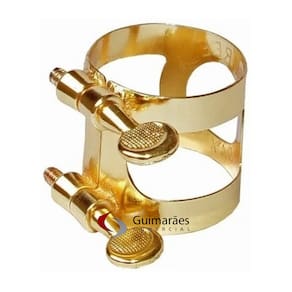 Abraçadeira Dourada para Boquilha de Massa Sax Alto - Free Sax