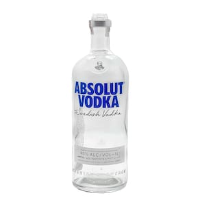 Garrafa Vazia Absolut 1l Com Dosador e Sem Tampa