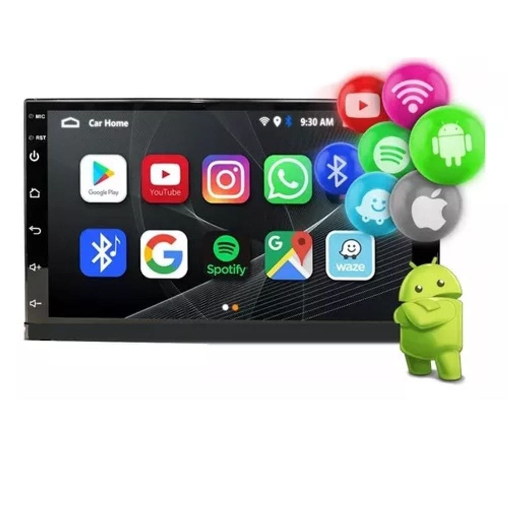 Kit Multimídia Tucson 2003 / 2014 Android 7 Pol GPS Carplay - 701K FirstOption