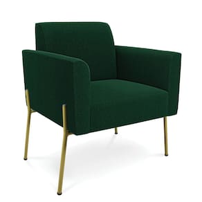 Poltrona Sala de Estar Pé Ferro Dourado Marisa Bouclê D03 - D`Rossi