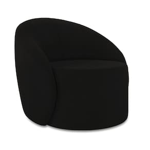 Poltrona Decorativa Orgânica Lua Suede D03 - D`Rossi
