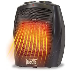 Aquecedor Elétrico Portátil com Alça 1500W, 110v, BLACKDECKER BHDC201, Preto
