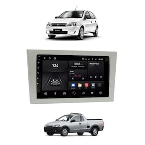 Kit Multimídia Meriva Vectra Mold Prata Android 7 Pol GPS - 701K FirstOption