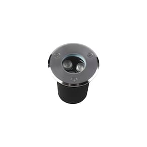 Embutido De Solo Led Astraled Es-6901 3W Bivolt Prata 3000K Luz Amarela