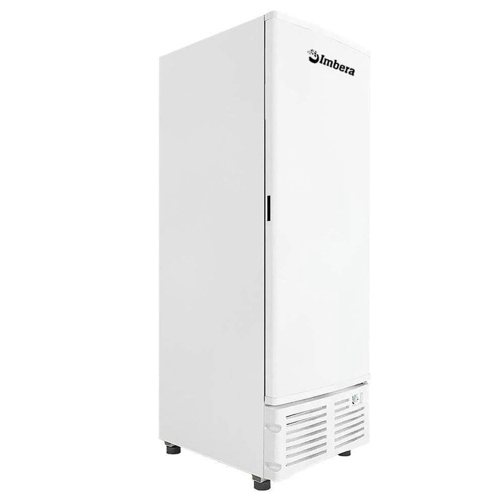 Freezer Vertical Imbera 561 Litros Tripla Ação Porta Cega Branca EVZ21 110V