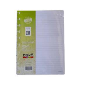 Refil de Folhas p/ Caderno de Disco 50 Fls RF22C062 - Disko