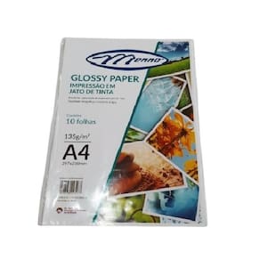 Papel Fotográfico A4 135g/m² com 10 Folhas MP 215C - Mennó