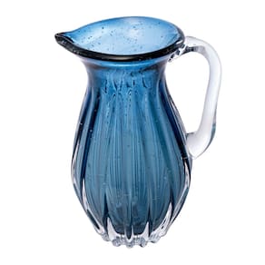 Jarra de Vidro Murano Italy Azul 800ml Wolff