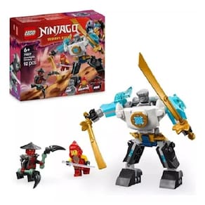 Lego 71827 Ninjago – Robô Armadura De Combate Do Zane - 92 Peças