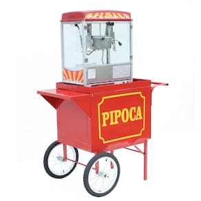 Carrinho de pipoca retrô Com máquina de pipoca elétrica Mod 4001