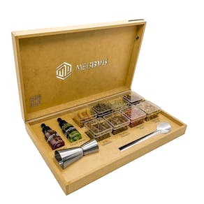 Kit Gin Tônica 8 Especiarias + Colher + Dosador + Xarope