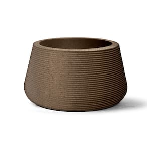 Vaso Riscatto Redondo Baixo 25 (27L) Ferrugem NUTRIPLAN