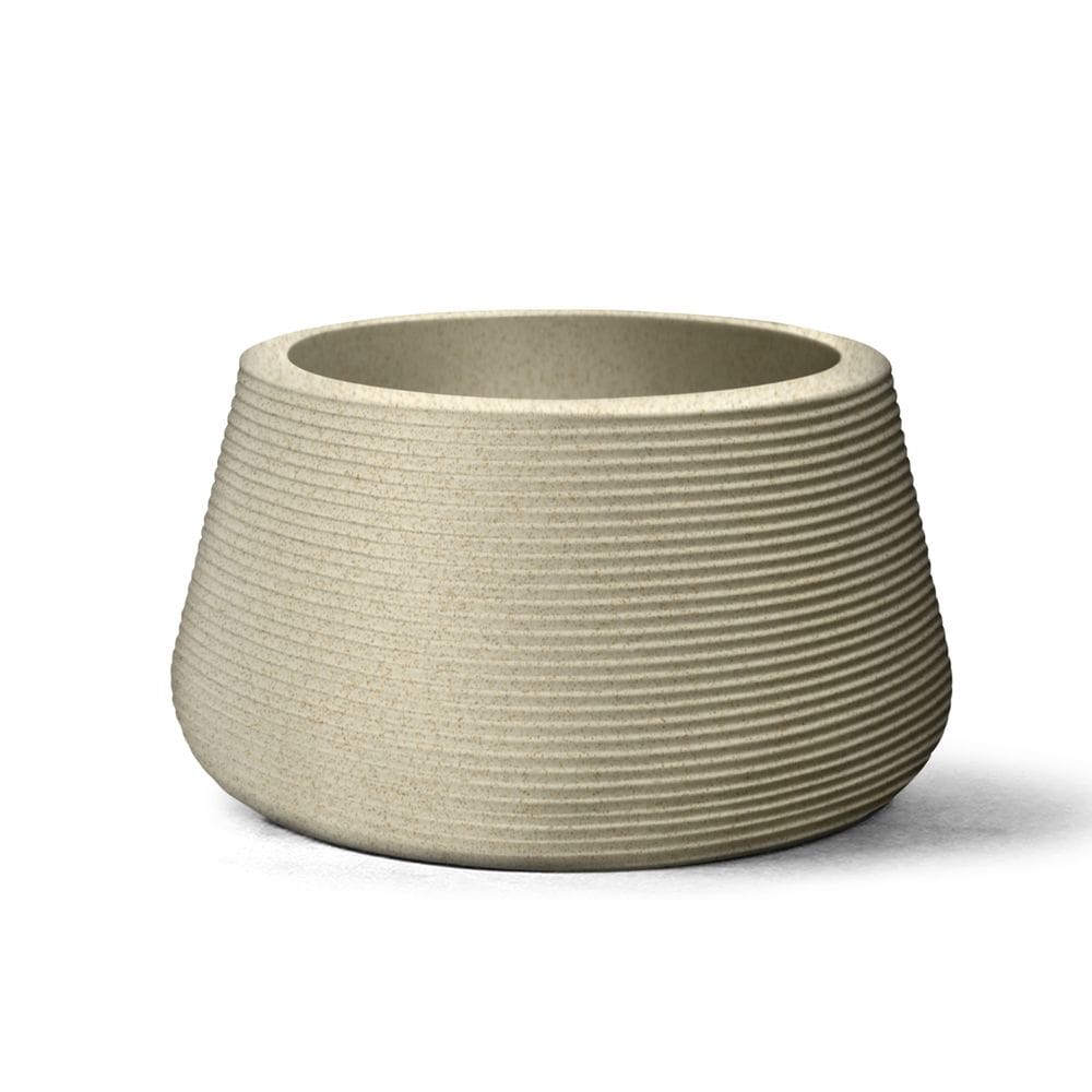 Vaso Riscatto Redondo Baixo 25 (27L) Areia NUTRIPLAN