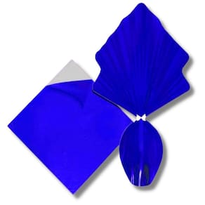 Envelope Metalizado Azul Escuro (40X40 Cm.) C/ 25 Un.