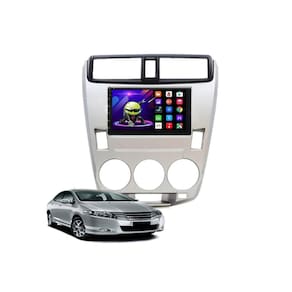 Kit Multimídia City 2009 / 2014 Ar Analogico 7 Pol Android 2/32GB Carplay - 701K FirstOption