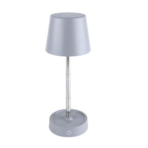 Luminária De Mesa Led Usb 3 Tons Retrátil Lyor Luna Cinza