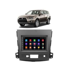 Kit Multimidia Outlander 2008 / 2012 7 Pol Android GPS Carplay - 701K FirstOption