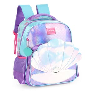 Mochila Costas Reforçada Violeta Fundo do Mar Ostra E Pérola