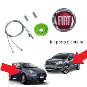 Kit Reparo Máquina De Vidro Elétrico Punto/Linea Dianteiro