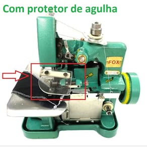 Overlock Modelo Novo Protetor De Agulhafox Gn1-6d Verde 220v