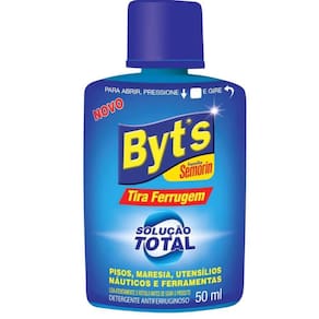 Removedor de Ferrugem Byts 50ml para Pisos e Ferramentas
