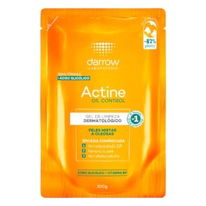Actine Control Gel de Limpeza Facial Pele Mista a Oleosa Refil 300g