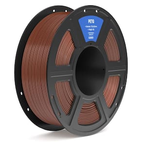 Filamento de impressora 3D ELEGOO PETG 1,75 mm marrom 1 kg