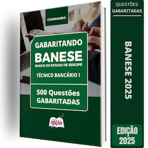 Caderno Banese 2025 Técnico Bancário I 500 Questões