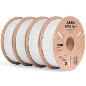 Filamento para impressora 3D ELEGOO Rapid PLA Plus 1,75 mm branco 4 kg