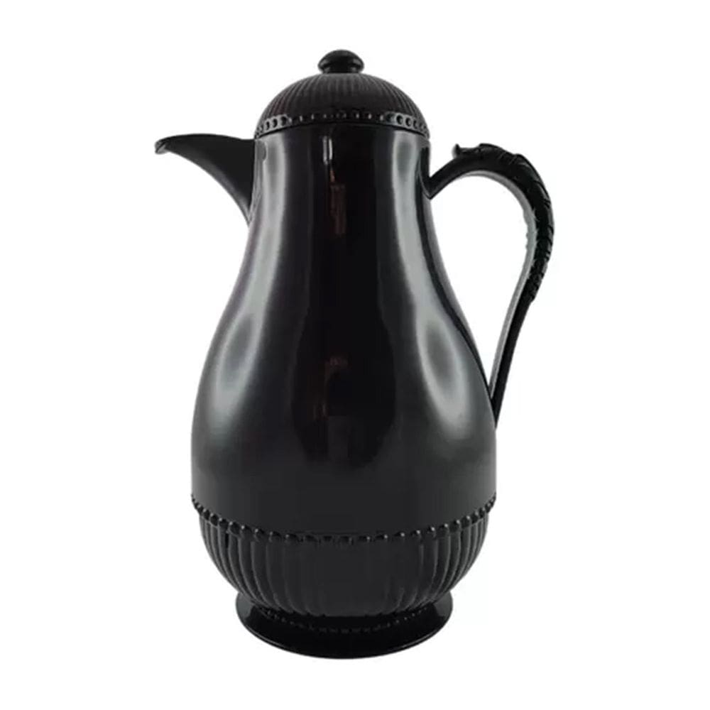 Garrafa Térmica Café Chá de Luxo Classic Vintage Preta 1 Litro