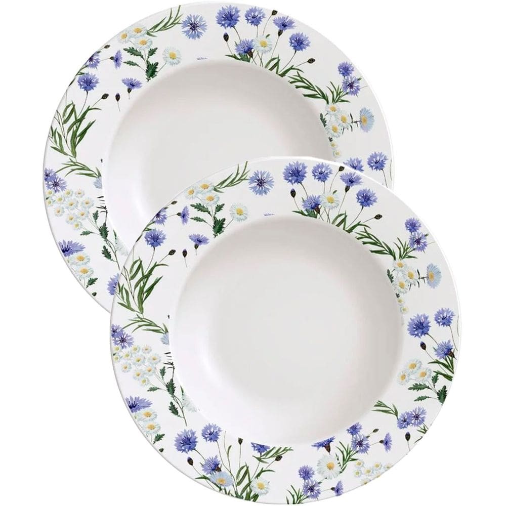 Kit Jogo Prato Raso Jantar 4Pçs 4 Pessoas Ana Alice 27,5cm
