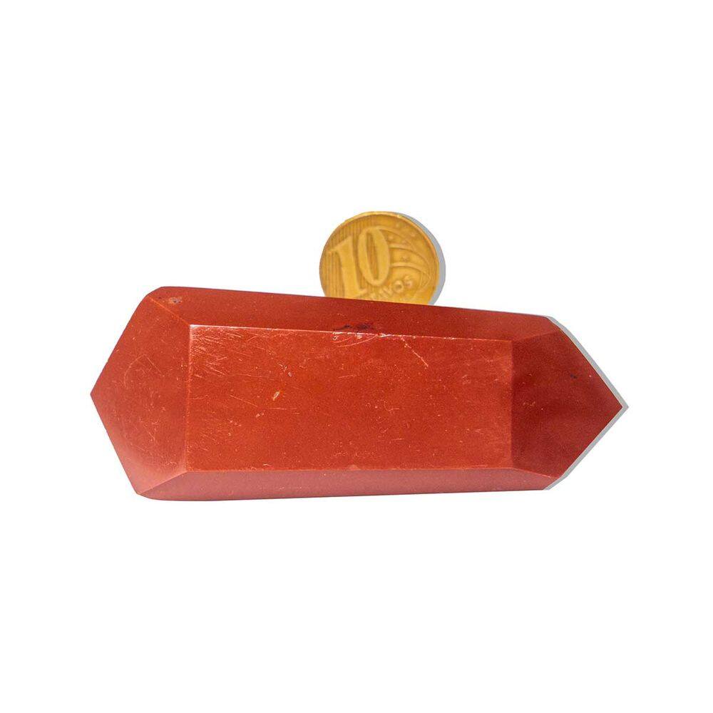 Biterminado Jaspe Vermelho Sextavado 70 a 80mm Tipo B