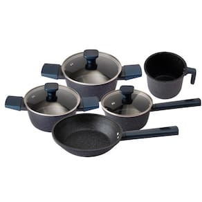 Jogo 5 Panela Cook Revestimento Cerâmico Royal Tampa Vidro