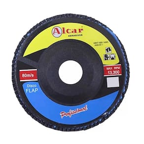 Disco Flap Cônico 7" x 7/8" Grão 80 -  Alcar FLPLN0008