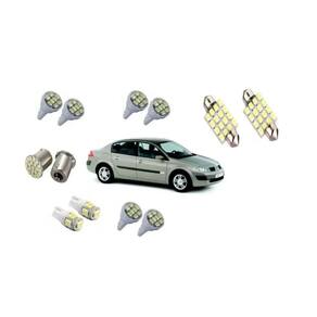 Kit Led Renault Megane Blue Lion - Farolete, Teto, Placa, Ré
