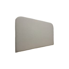 Cabeceira Estofada King Orgânica Não é Segredo Linho Cru 195x120