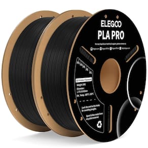 Filamento para impressora 3D ELEGOO PLA PRO 1,75 mm preto 2 kg