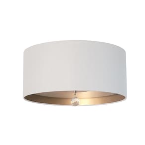 Luminária De Teto Plafon Interna Bronze 30X15Cm