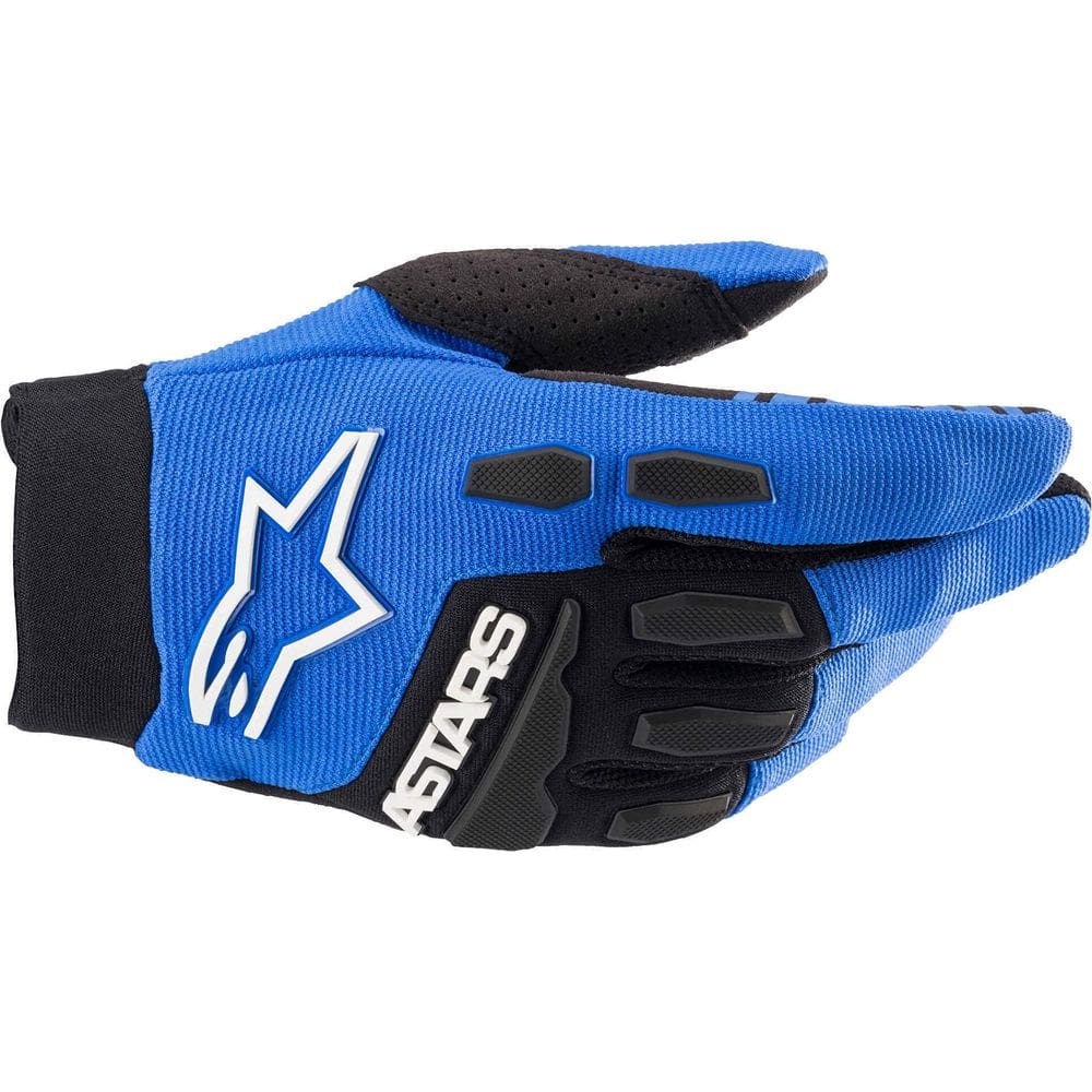 Luvas Alpinestars Full Bore Azul/Preto de Camurça Sintética XL