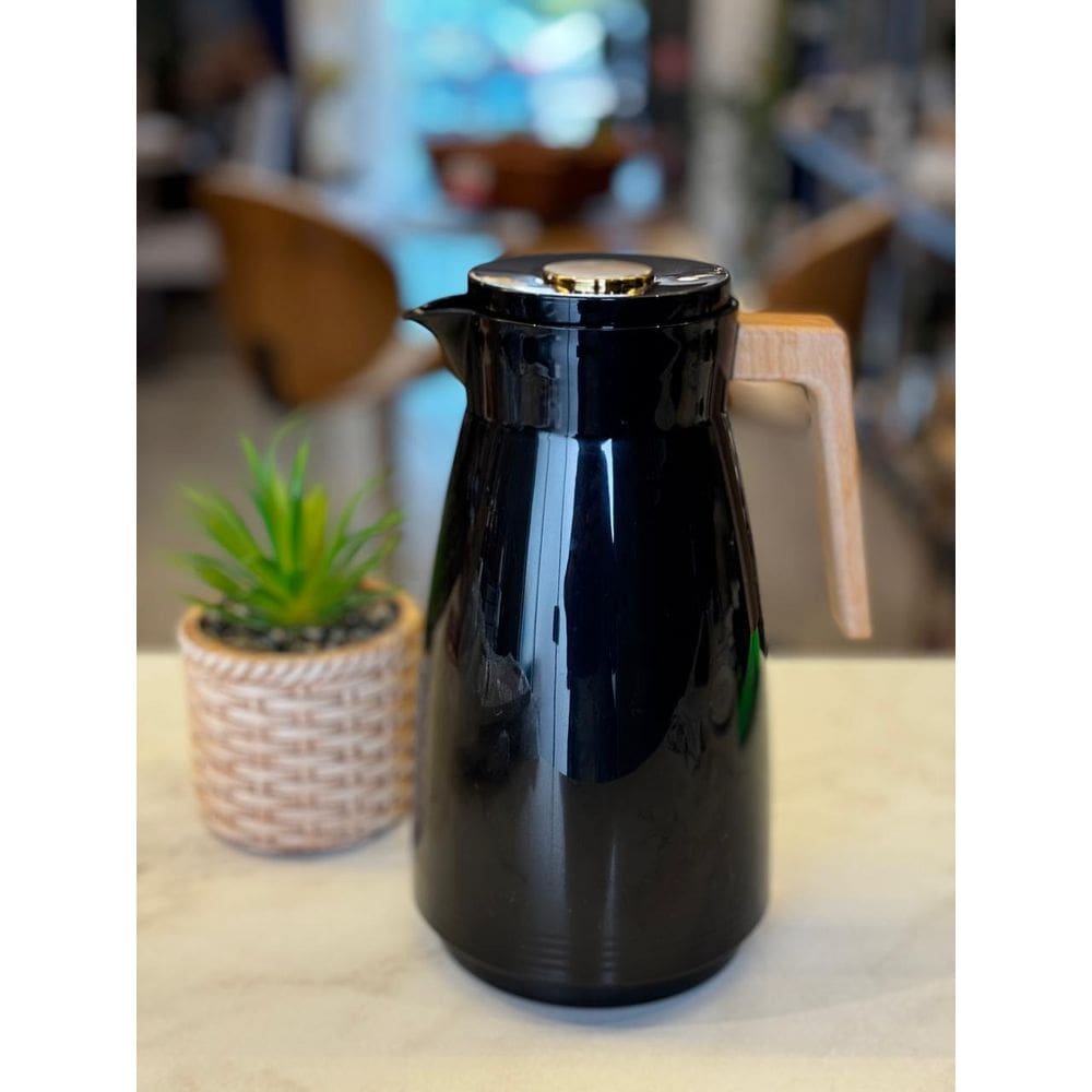 Maison Garrafa Plastico Preto Ampola Vidro