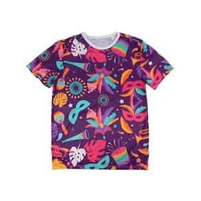 Abadá Camiseta Adulto Carnaval Bloco Festa Folia Colorido