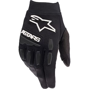 Luvas Alpinestars Full Bore em camurça sintética preta/branca