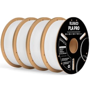 Filamento para impressora 3D ELEGOO PLA PRO 1,75 mm branco 4 kg