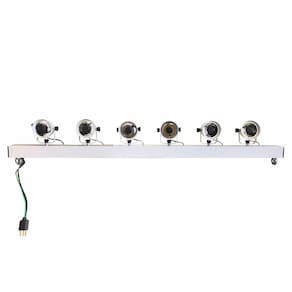 Vara Elet 1,25 Mt C/6 Tx De Led Branco Quente Volt - Branco