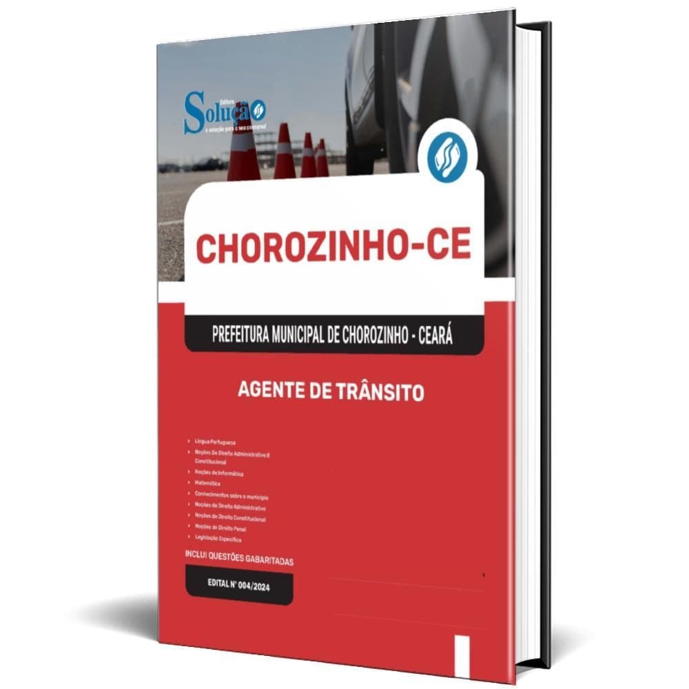 Apostila Prefeitura De Chorozinho Ce 2025 - Agente Trânsito