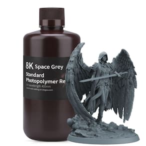 Resina de impressora 3D ELEGOO 8K, fotopolímero padrão, 1 kg