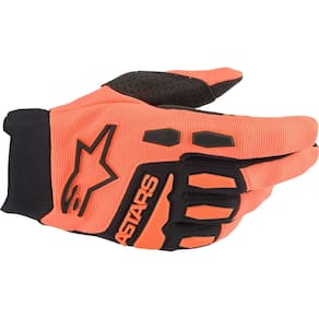 Luvas Alpinestars Full Bore laranja/pretas para adultos