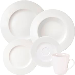 Kit Aparelho De Jantar 60Pçs 12 Pessoas Aba Larga Tramontina