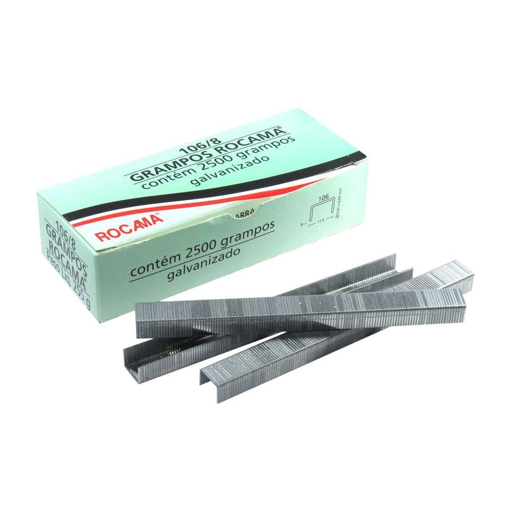Grampo Rocama 8Mm 106X8Mm 2500Pcs