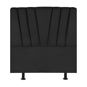 Cabeceira Estofada Cama Box Solteiro 100 cm Malu Corino